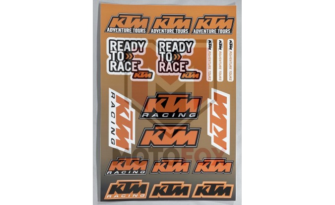 Αυτοκόλλητη καρτέλα KTM