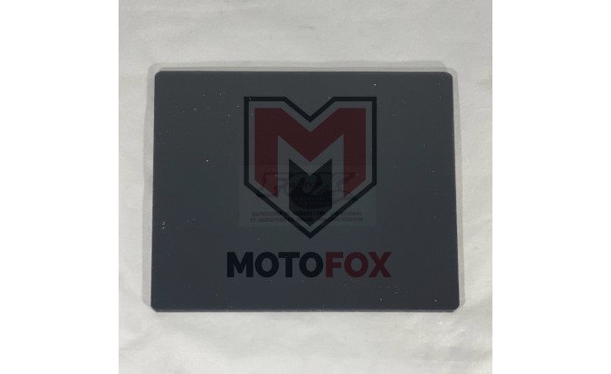 Φιμέ τζάμι πινακίδας Moto