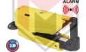 Κλειδαριά Δίσκου ABUS AB8077A Detecto με συναγερμό Κίτρινη