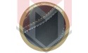 (MMT A050 187140) ΚΑΛΥΜΜΑ ΤΙΜΟΝΙΟΥ ΑΥΤΟΚΙΝΗΤΟΥ ΔΕΡΜΑΤΙΝΟ ΜΑΥΡΟ ΔΙΑΜΕΤΡΟ 36.5-38CM