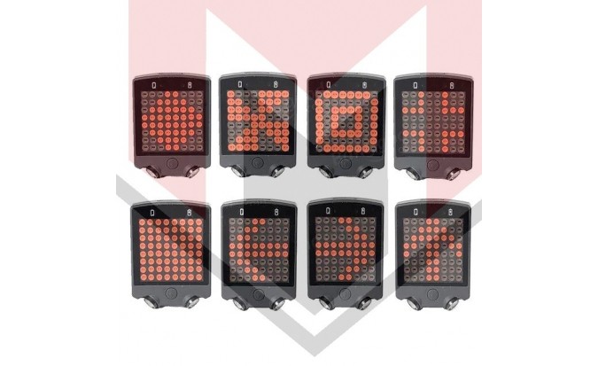 Πίσω Φανάρι LED Με Φλας Με ΑΣΥΡΜΑΤΟ ΧΕΙΡΙΣΤΗΡΙΟ ΠΟΔΗΛΑΤΟΥ