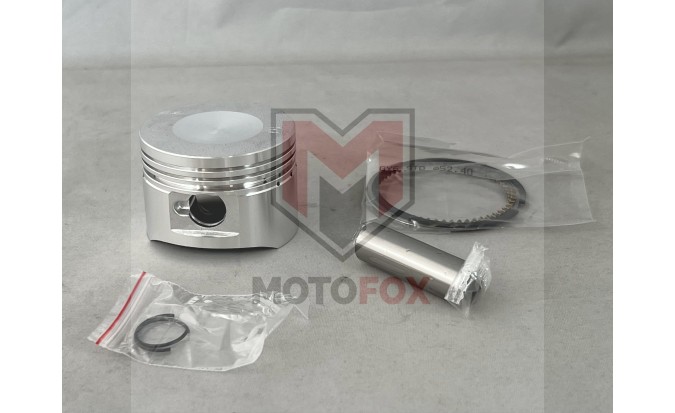 ΠΙΣΤΟΝΙ LIFAN 110cc 52,4mm 13mm ΠΥΡΡΟ ΚΟΜΠΛΕ με ΕΛΑΤΗΡΙΑ 1P52FMH