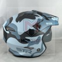 Ανοιχτό Κράνος JET STR S1-BLOX CAMOUFLAGE CAMO MAT ΜΑΥΡΟ ΜΠΛΕ ΜΕ ΓΕΙΣΟ και ΕΣΩΤΕΡΙΚΗ ΦΙΜΕ ΖΕΛΑΤΙΝΑ ΗΛΙΟΥ