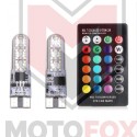 Ψείρες LED RGB με τηλεκοντρόλ για επιλογή χρωμάτων