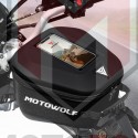 Motowolf Tank Bag Τσάντα Μοτοσυκλέτας με Θήκη Κινητού και Ιμάντες Μαύρο 6lt