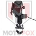 Βάση Κινητού moto MOTOWOLF με βραχίονα και δύο βάσεις για ΚΑΘΡΕΠΤΗ ή ΤΙΜΟΝΙ
