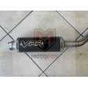 Εξάτμιση VPR SYM VF 125 ROUND S BLACK + LAMDA SENSOR EURO 5