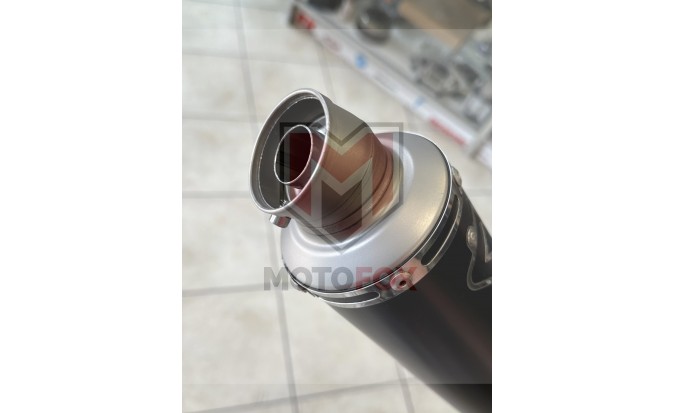 Εξάτμιση VPR SYM VF 125 ROUND S BLACK + LAMDA SENSOR EURO 5