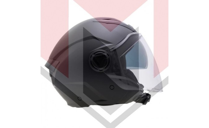 ΚΡΑΝΟΣ ZEN ZN-760 ΑΝΟΙΚΤΟ (ECE R22.06) με εσωτερικη ΦΙΜΕ ΖΕΛΑΤΙΝΑ ΗΛΙΟΥ ΜΑΥΡΟ MAT