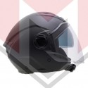 ΚΡΑΝΟΣ ZEN ZN-760 ΑΝΟΙΚΤΟ (ECE R22.06) με εσωτερικη ΦΙΜΕ ΖΕΛΑΤΙΝΑ ΗΛΙΟΥ ΜΑΥΡΟ MAT