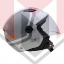 ΚΡΑΝΟΣ ZEN ZN-700 GEMINI ΑΝΟΙΚΤΟ (ECE R22.06) ΑΣΠΡΟ - ΓΚΡΙ - ΠΟΡΤΟΚΑΛΙ