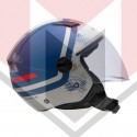ΚΡΑΝΟΣ ZEN ZN-700 GEMINI ΑΝΟΙΚΤΟ (ECE R22.06) ΜΠΛΕ - ΑΣΠΡΟ MAT