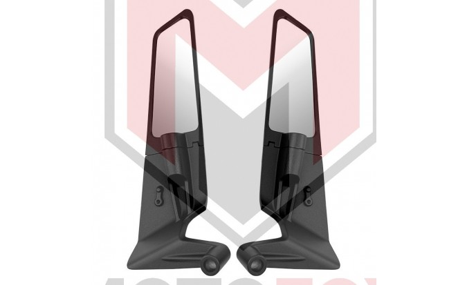 ΣΕΤ WING UNIVERSAL MIRRORS ΜΑΥΡΟΙ