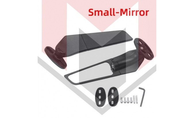 ΣΕΤ WING UNIVERSAL MIRRORS ΜΑΥΡΟΙ για FAIRING