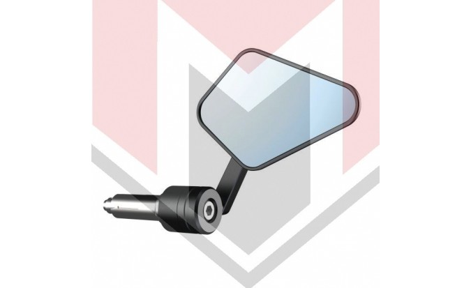 ΚΑΘΡΕΠΤΗΣ ΜΟΝΟΣ ΑΝΤΙΒΑΡΟΥ Arrow Bar End Mirror OX511 OXFORD
