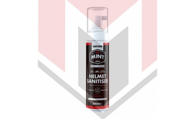 ΣΠΡΕΙ ΑΝΤΙΜΙΚΡΟΒΙΑΚΟ ΚΡΑΝΟΥΣ Mint Helmet Sanitiser Foam 200ml OC300 OXFORD (12) DG