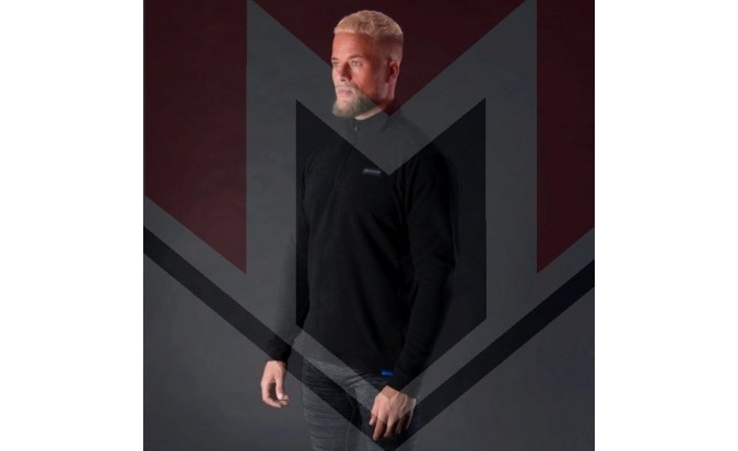 ΙΣΟΘΕΡΜΙΚΗ ΜΠΛΟΥΖΑ OXFORD  FLEECE Advanced Micro Fleece 1 2 Neck MS Top Black LA214501