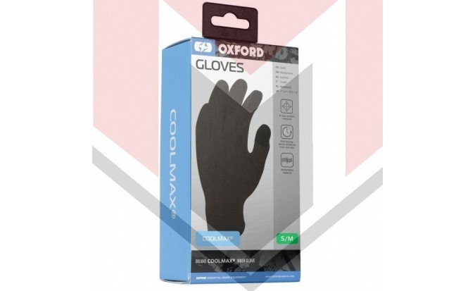 ΓΑΝΤΙΑ ΕΣΩΤΕΡΙΚΑ ΙΣΟΘΕΡΜΙΚΑ Gloves Coolmax Blk L/XL CA211 OXFORD