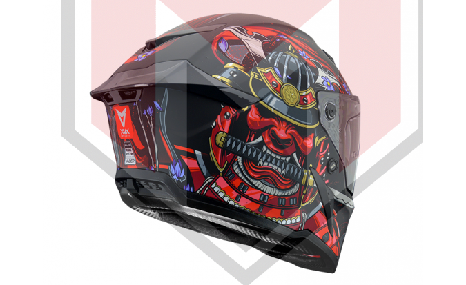 ΚΡΑΝΟΣ XVX FF VADER RS-400 ΜΑΤ ARMOUR RED