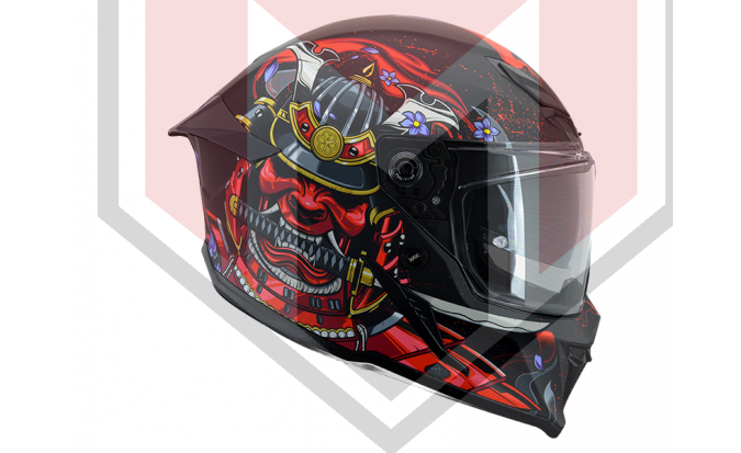ΚΡΑΝΟΣ XVX FF VADER RS-400 ΜΑΤ ARMOUR RED