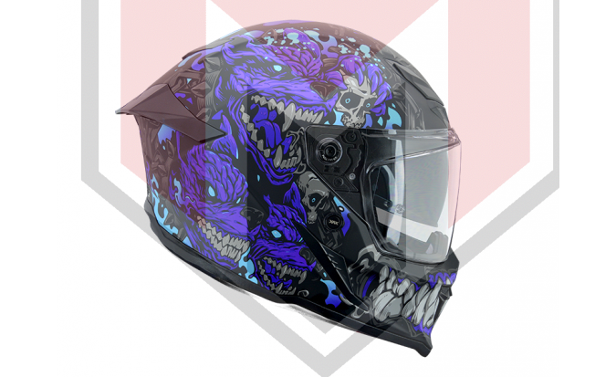 ΚΡΑΝΟΣ XVX FF VADER RS-400 ΜΑΤ GATEKEEPER PURPLE