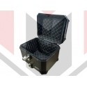 ΜΠΑΓΚΑΖΙΕΡΑ MX577DK 57L ΤΕΤΡΑΓΩΝΗ ΜΑΥΡΗ ΑΠΟΣΠΩΜΕΝΗ ΣΙΔΕΡΕΝΙΑ ΒΑΣΗ ΜΕ ΚΛΕΙΔΙ ΜΕ ΕΠΕΝΔΥΣΗ ΚΑΙ ΜΑΞΙΛΑΡΙ MAXIMUS