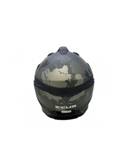 ΚΡΑΝΟΣ ZEUS 913 FULLFACE ADVENTURE με ΕΣΩΤΕΡΙΚΗ ΦΙΜΕ ΖΕΛΑΤΙΝΑ  ΜΑΤ ΜΑΥΡΟ ΣΧΕΔΙΟ ΓΚΡΙ ZEUS (PINLOCK)