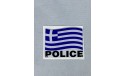 Αυτοκόλλητο ελληνική σημαία Police κρυσταλλοποιημένο 3Χ5