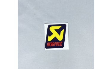 Αυτοκόλλητο Akrapovic Logo κίτρινο 5Χ5.5