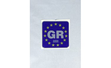 Αυτοκόλλητο GR Ευρωπαϊκή ένωση 5.50X5.50