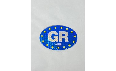 Αυτοκόλλητο GR Ευρωπαϊκή ένωση 7X10.50