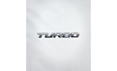 Αυτοκόλλητο Turbo πλαστικό 1Χ9.5