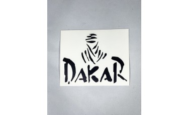 Αυτοκόλλητο Dakar πορτοκαλί ανάγλυφο 7Χ9 2