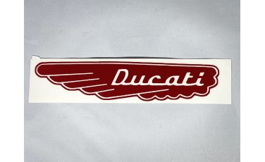 Αυτοκόλλητο Ducati wings ανάγλυφο 4Χ7.5