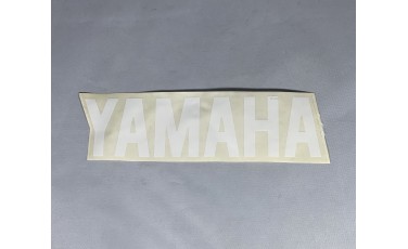 Αυτοκόλλητο Yamaha λευκό 5Χ16