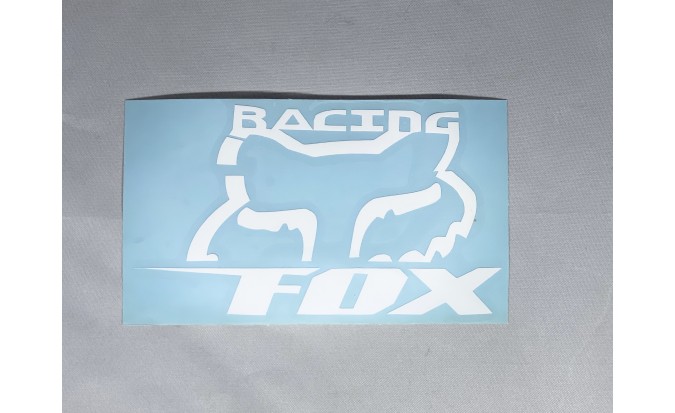 Αυτοκόλλητο Fox Racing ανάγλυφο 7.5Χ13