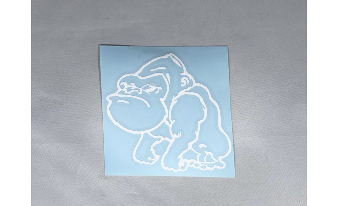 Αυτοκόλλητο Gorilla ανάγλυφο 9X9