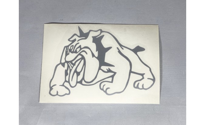 Αυτοκόλλητο BullDog ανάγλυφο 8Χ11