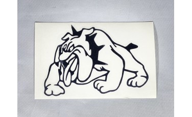 Αυτοκόλλητο BullDog ανάγλυφο 8Χ11 2