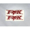 Αυτοκόλλητο Fox ανάγλυφο 3.5 Χ 11