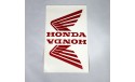 Αυτοκόλλητο Honda Wings ανάγλυφο 11 Χ 8.5