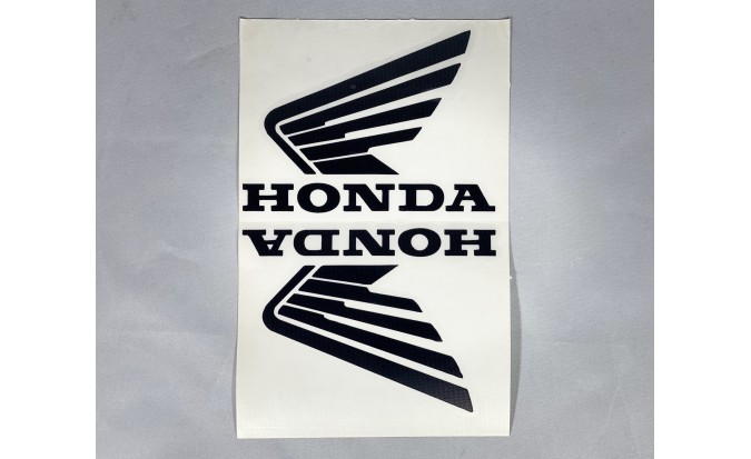 Αυτοκόλλητο Honda Wings ανάγλυφο 11 Χ 8.5