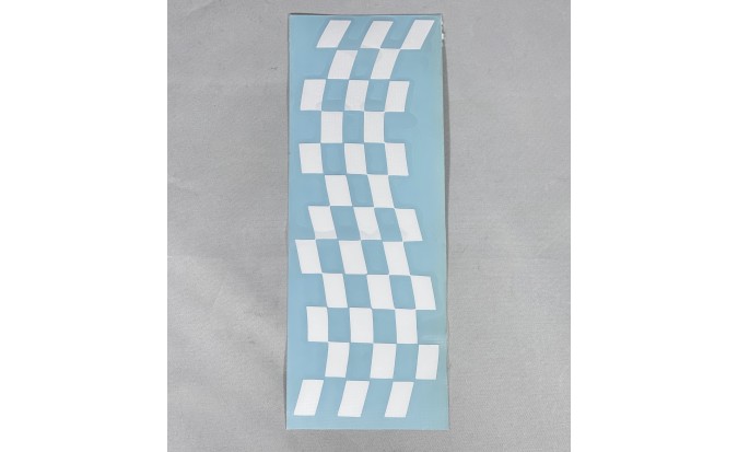 Αυτοκόλλητο σημαία Racing ανάγλυφο 11Χ30