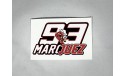Αυτοκόλλητο Marc Marquez logo 6x10