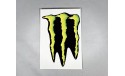 Αυτοκόλλητο Monster Logo μπλέ 6.2Χ9