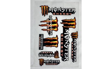 Αυτοκόλλητο Καρτέλα Monster 20 X 29.5